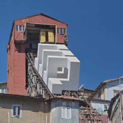 Ascenseur sculpture Tétrice