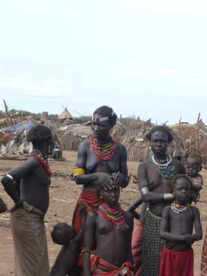 Voyage EthiopieDesanech, à Omorate sur la rivière Omo