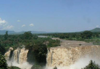 chutes du Nil bleu