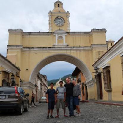 Voyage au Guatemala de la Famille de Manuela