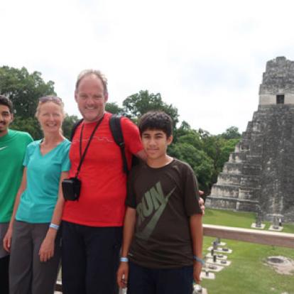 Voyage au Guatemala de la Famille de Manuela