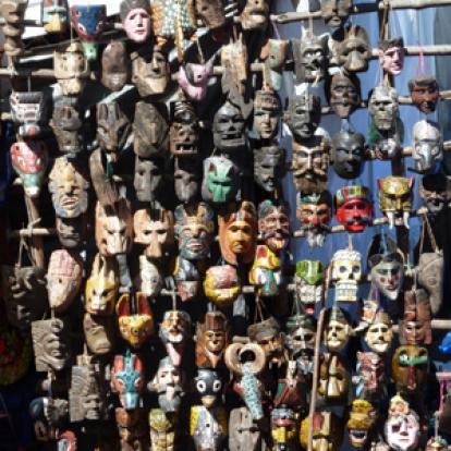 Masque De Cérémonie Voyage au Guatemala d'Alexis