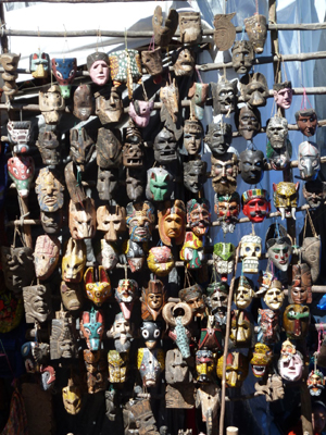 masque de cérémonie  Voyage au Guatemala d'Alexis