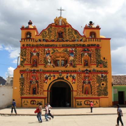 Eglise De San Andres Xecul Voyage au Guatemala d'Alexis