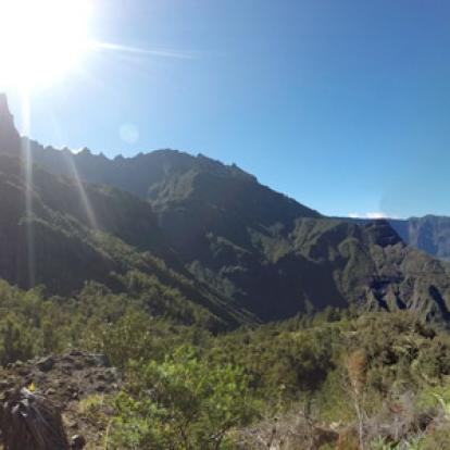Trek à la Réunion de Sarah