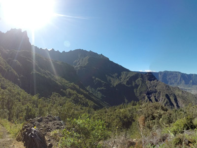 Trek à la Réunion de Sarah
