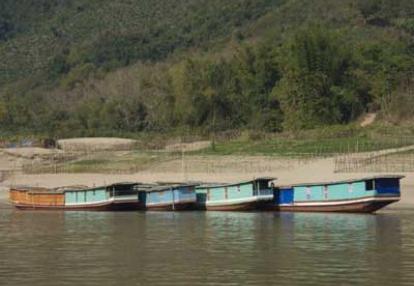 ©Groupe Marie-Claude V. - Tous Droits réservés  Sur le Mekong jusqu'à Pakbeng