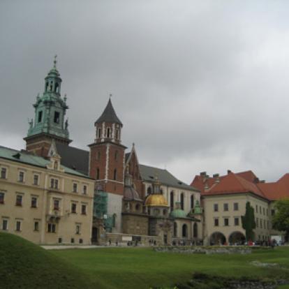Wavel tour de l'horloge et porte de Vasa