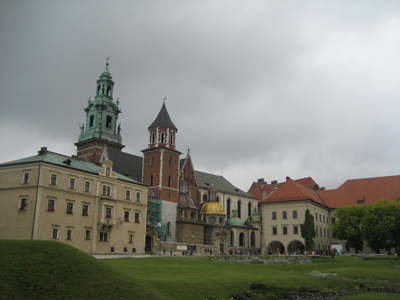 Wavel tour de l'horloge et porte de Vasa