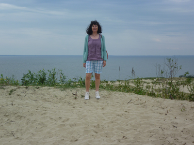 dans l’isthme de Courlande, précisément dans le “ sahara lithuanien”(un bien grand mot quand même pour désigner ces dune de sable!)