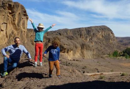 Voyage au Maroc de la Famille de Marie