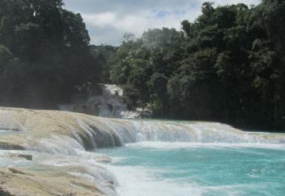Agua Azul- Chiapas  Voyage au mexique de Mael et Maud