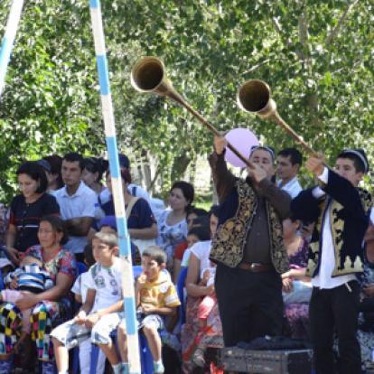 Spectacle de foire à Boukhara