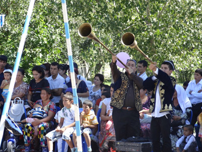 Spectacle de foire à Boukhara