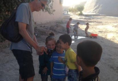 Enfants à Khiva