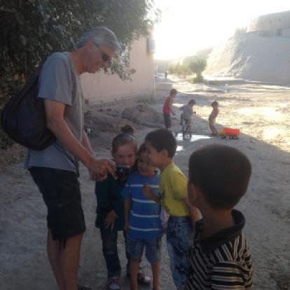 Enfants à Khiva