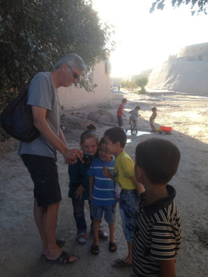 Enfants à Khiva
