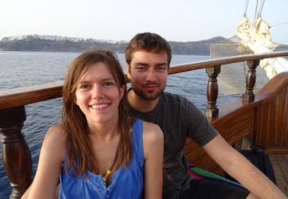 Voyage à Santorin de Delphine