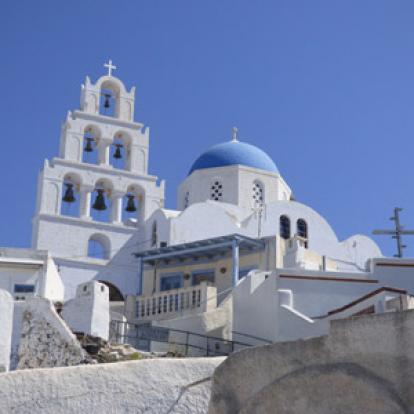 Voyage à Santorin de Carole et Pascale