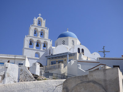 Voyage à Santorin de Carole et Pascale