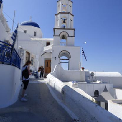 Voyage à Santorin de Carole et Pascale