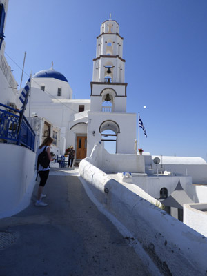 Voyage à Santorin de Carole et Pascale