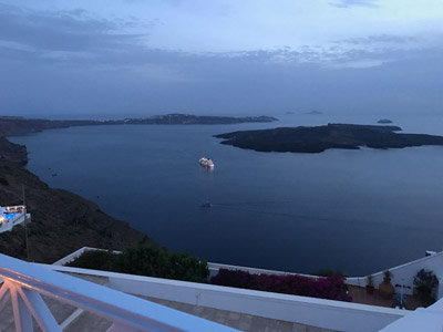 Voyage à Santorin de Christine et Daniel