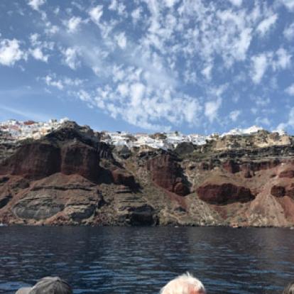 Voyage à Santorin de Christine et Daniel