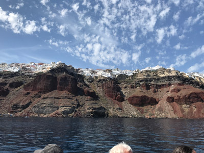 Voyage à Santorin de Christine et Daniel