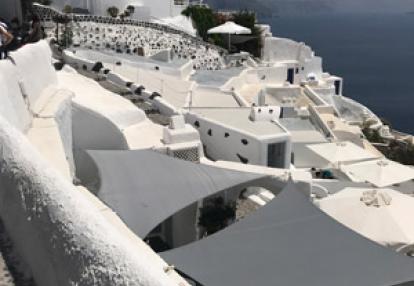 Voyage à Santorin de Christine et Daniel