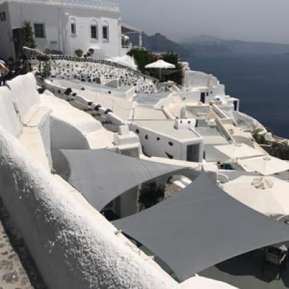 Voyage à Santorin de Christine et Daniel