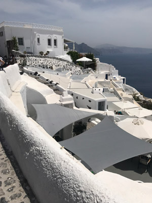Voyage à Santorin de Christine et Daniel