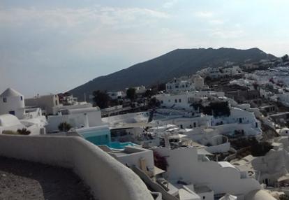 Voyage à Santorin de Brigitte