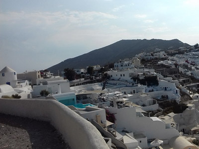 Voyage à Santorin de Brigitte