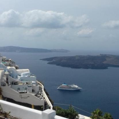 Voyage à Santorin de Brigitte