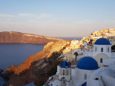 Voyage à Santorin de Brigitte