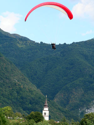 Parapente à Tolmin 