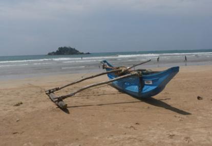 Plage sur la Route de Galle