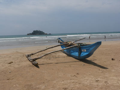 ©Bernard C. - Tous Droits réservés Plage sur la Route de Galle