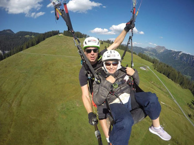 Voyage en Suisse de Guillermo et  Maria Eugenia