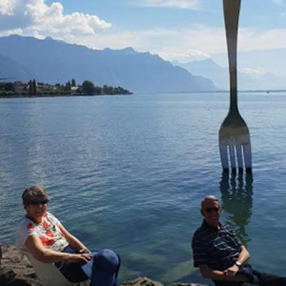 Voyage en Suisse de Guillermo et  Maria Eugenia