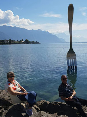 Voyage en Suisse de Guillermo et  Maria Eugenia